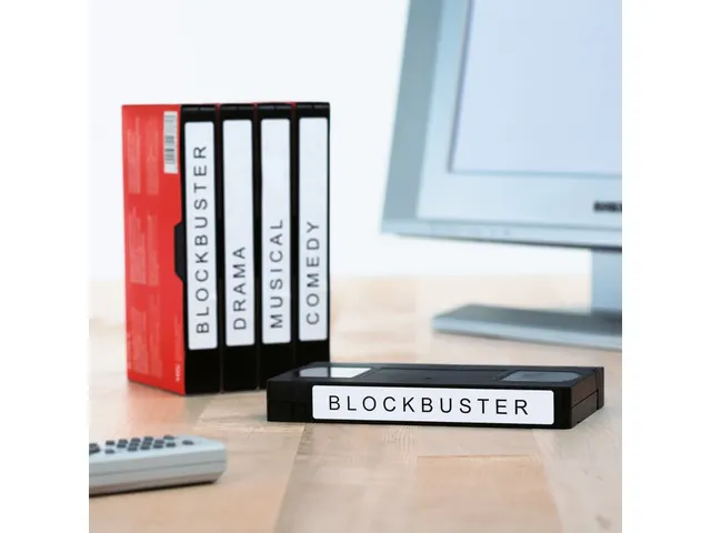 HERMA 5069 Video-etiketten voor VHS rug A4 147,3x20mm Wit 325 stuks