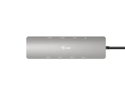 USB-C Metal Nano 2x Display Docking Station with PD 100 W + Charger 10