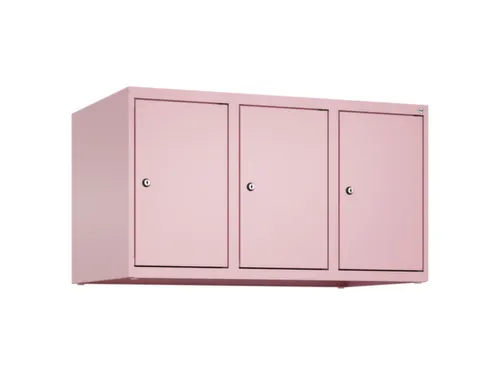 opzetkast,v. locker,3vak.,vak B 300mm,HxBxD 500x900x500mm,cilinderslot