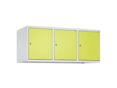 opzetkast,v. locker,3vak.,vak B 400mm,HxBxD 500x1200x500mm,vleugeldeur