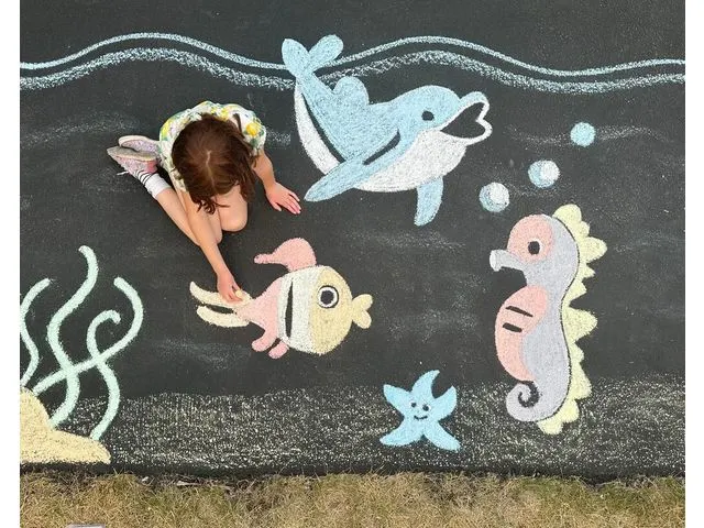 Stoepkrijt Eberhard Faber 6 kleuren