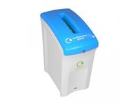 Papierbak Mini Confidential Paper Envirobin 55 Liter Grijs Blauw