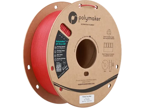HT-PLA-GF 1,75mm Power Tool rood 1kg Polymaker 3d filament