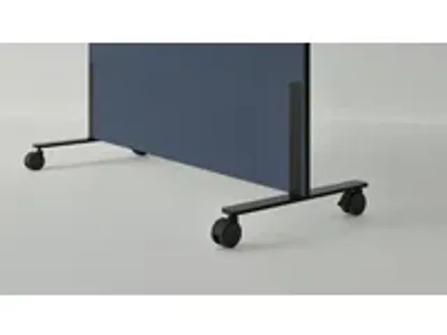 OUTLET Silva verrijdbaar akoestisch whiteboard blauw 200x120cm