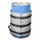 verwarmingsmantel,v. 120l vat,buiten nylon,zilverkleurig,1050 W