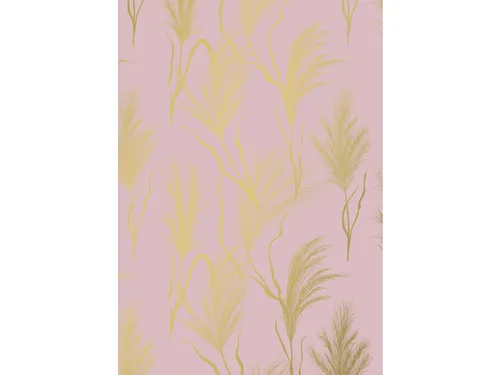 Toonbankrol Kangaro papier roze/goud 80 grams 50 cm breed 200 meter