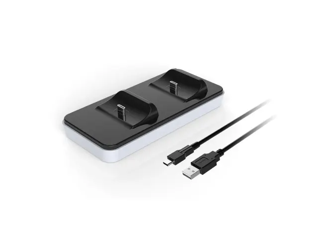 Gaming CS200LT USB Oplaadstation voor PS5 controllers wit/zwart