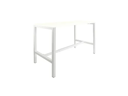 Domino Basic statafel 120x80cm 110cm Krijtwit 25mm Wit
