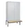 PBM-locker met bank,HxBxD 2120x1200x815mm,4vak,vak B 300mm,cil.-slot