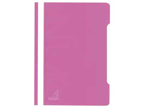 Snelhechtermap Kangaro A4 PP roze krimp a 25 stuks