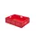 Euronorm-stapelbak 78liter 210x800x600mm Wanden/bodem Gesloten Rood
