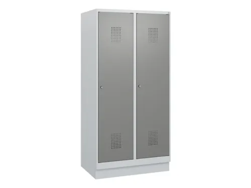 schoollocker,HxBxD 1630x800x500mm,2vak,vak B 400mm,cil.-slot,sokkel