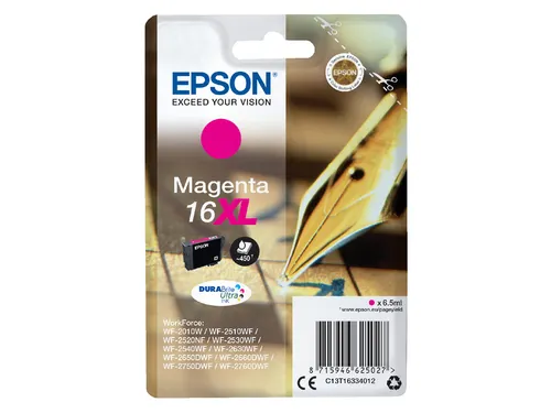Inktcartridge Epson 16XL T1633 rood HC C13T16334012