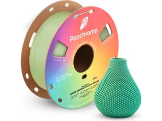 PLA Dual Matte 1,75mm turquoise-geel 1kg Panchroma 3D Filament - 2