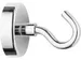 Aimant Westcott avec crochet 48mm Puissant +/- 60kg Argent