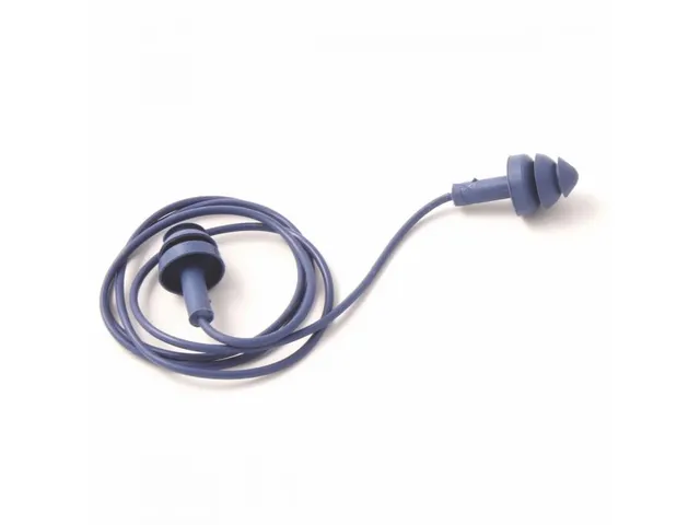 BST Detecteerbare oordopjes met koord 100 Stuks Herbruikbaar