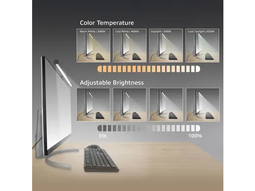 Monitor lamp ACT led dimbaar USB touchbediening