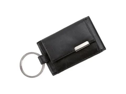Sleuteletui Alassio zwart leer