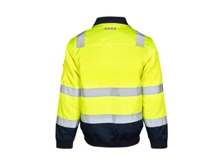 OXXA Agatha 0962 pilotjack Maat XL fluor geel/marineblauw - 2