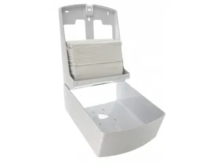 Handdoekdispenser Midi Kunststof Wit C-vouw Z-vouw - 2