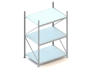 Breedvakstelling Basisveld Hxbxd 2200x1507x1050mm 3 Stalen Legborden - 1