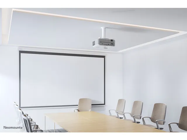 Neomounts BEAMER-C80WHITE Beamer plafondbeugel - max 15 kg - h 13-20 c