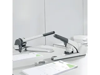 Blokhechter Leitz 5553 Heavy Duty Flat Clinch 120vel zilvergrijs - 6