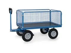 Handtrekwagens 6435l 1000kg 1600x900mm Draadgaas Luchtbanden