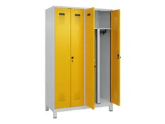 PBM-locker,HxBxD 1950x1200x500mm,4vak,vak B 300mm,draaigrendel