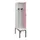 locker met bank,voor scheiding van kleding,HxBxD 2120x400x815mm,1vak