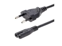 Laptop Stroomkabel 1 Meter EU Plug naar C7 2.5A 250V 18AWG