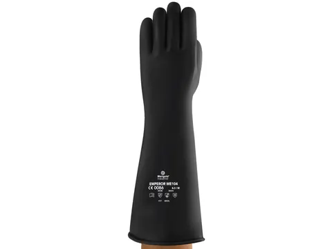 Ansell AlphaTec 87-104 Chemicaliënbestendige handschoen Zwart 10.5