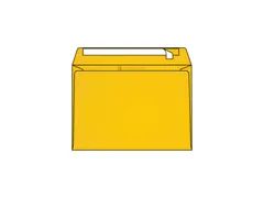 Gekleurde Envelop 120 gram C5 162x229mm Goudgeel 250 Stuks