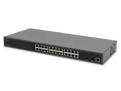 24 Poort Managed Gigabit Ethernet Switch 19 Inch POE