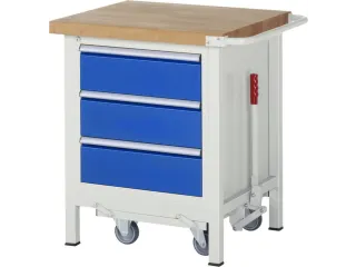 Werkbank 880x750x700mm Beukenhouten Werkblad 3laden - 1
