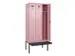 locker met bank,voor scheiding van kleding,HxBxD 2120x900x815mm,3vak