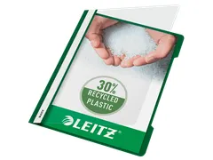 Snelhechter Leitz 4191 standaard A4 groen 30% gerecycled plastic