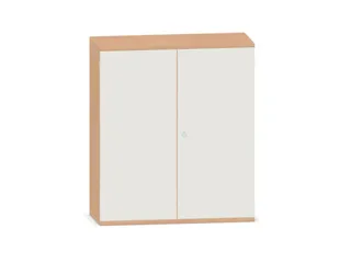 kantoorkast,HxBxD 1150x1000x430mm,decor romp beuken,decor front wit - 1