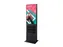 Digitale Smart Line Totem Rack Zwart 43 inch Samsung scherm Touchfolie