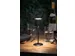 Lampe de table Securit MonteCarlo LED rechargeable dimmable noir