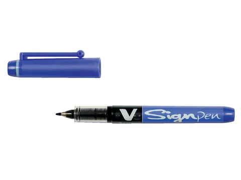 Feutre Pilot V-Sign pointe moyenne 2mm Bleu