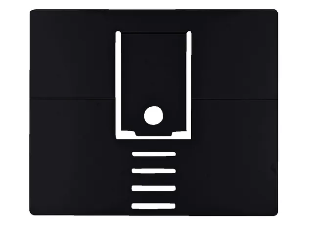 Laptopstandaard R-Go Riser Attachable voor laptops 10-22 inch Zwart