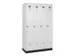 locker voor scheiding van kleding,HxBxD 1950x1200x500mm,4vak