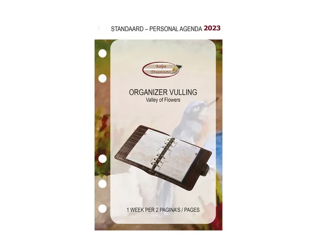 Agendavulling 2026 Kalpa Personal bloemen 7dagen/2pagina's