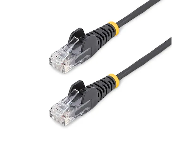 25cm Dunne CAT6 Ethernet Kabel Zwart