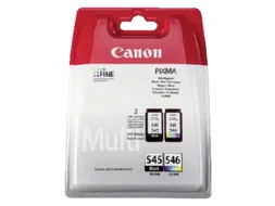 Canon PG-545 & CL-546 Inktcartridges Zwart + Kleur Set