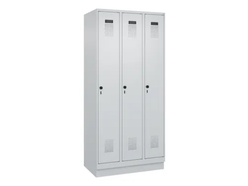 locker voor scheiding van kleding,HxBxD 1950x900x500mm,3vak