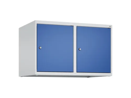 opzetkast,v. locker,2vak.,vak B 400mm,HxBxD 500x800x500mm,cilinderslot