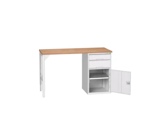 werkbank,HxBxD 930x1500x600mm,multiplexblad,2voeten/1container
