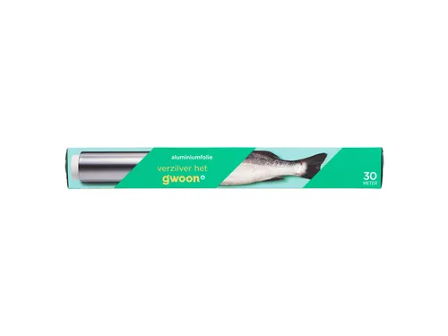 G'woon Aluminiumfolie 30 meter